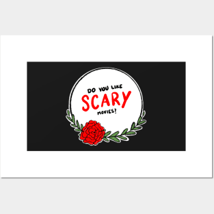 Do you like scary movies? Posters and Art